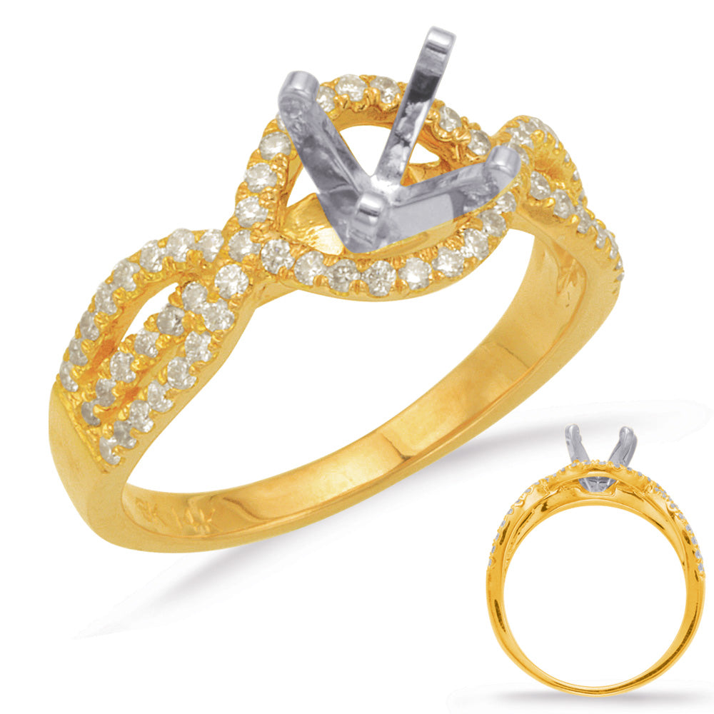 Yellow Gold Engagement Ring - EN7278YG