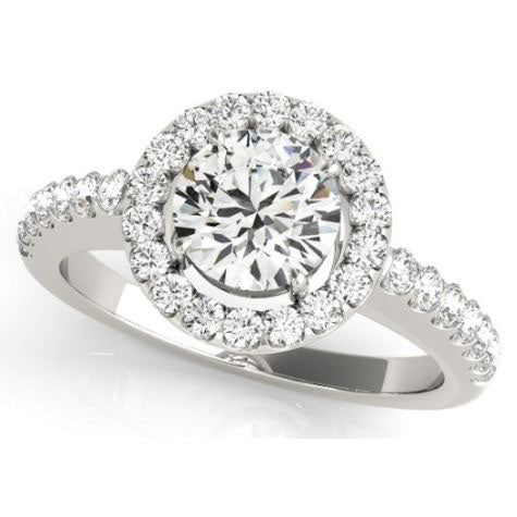 Platinum Engagement Ring - EN7281-15PL