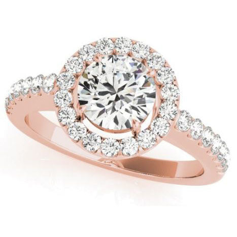 Rose Gold Engagement Ring - EN7281-15RG