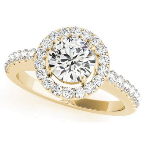 Yellow Gold Engagement Ring - EN7281-15YG