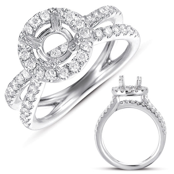 White Gold Engagement Ring - EN7284-1WG