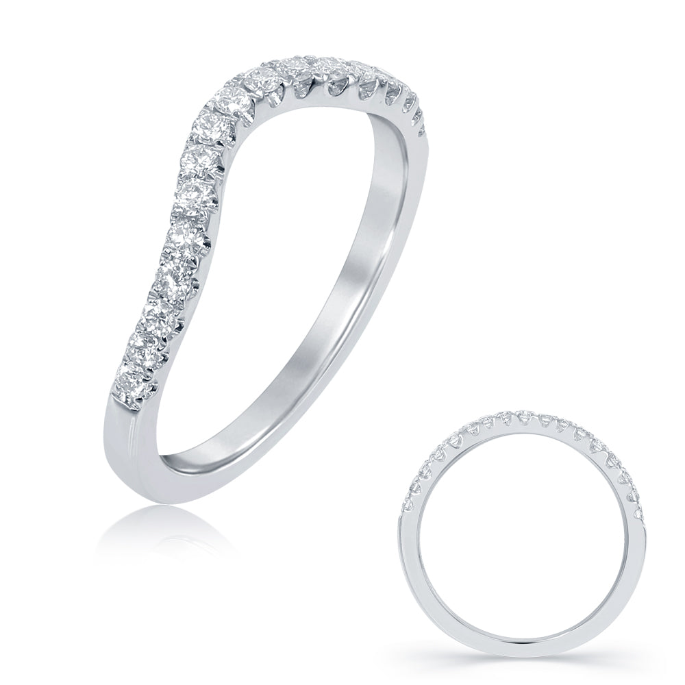 White Gold Matching Band - EN7295-BWG