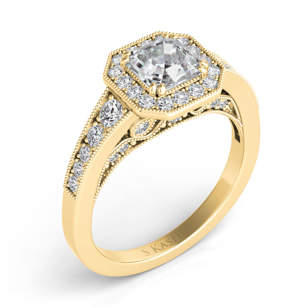 Yellow Gold Engagement Ring - EN7298YG