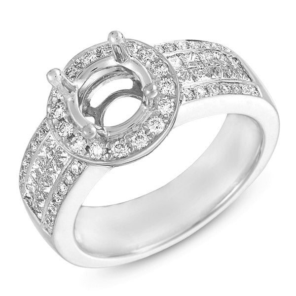 White Gold Engagement Ring - EN7306WG