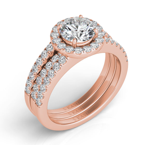 Rose Gold Engagement Ring - EN7308-1RG