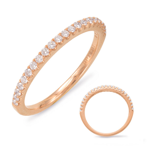 Rose Gold Diamond Band - EN7313-BRG