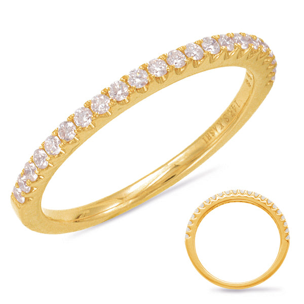 Yellow Gold Diamond Band - EN7313-BYG