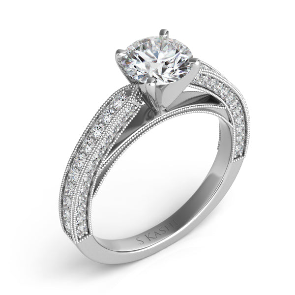 White Gold Engagement Ring - EN7314WG