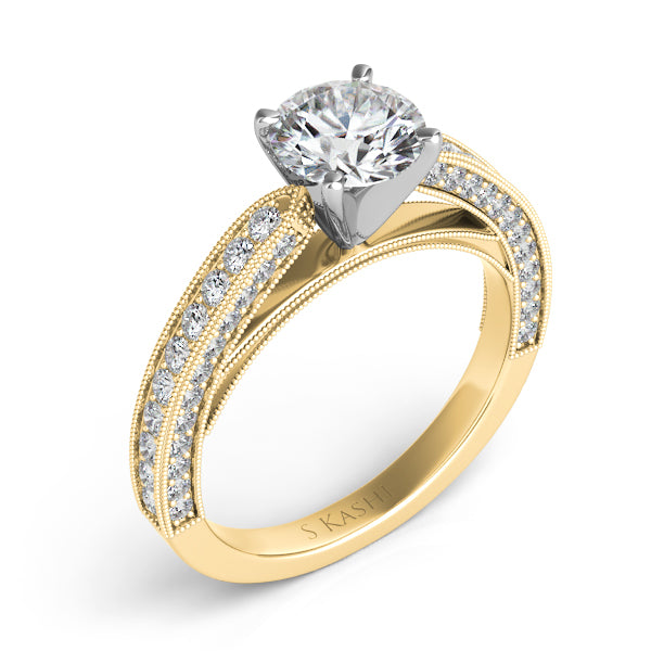 Yellow Gold Engagement Ring - EN7314YG