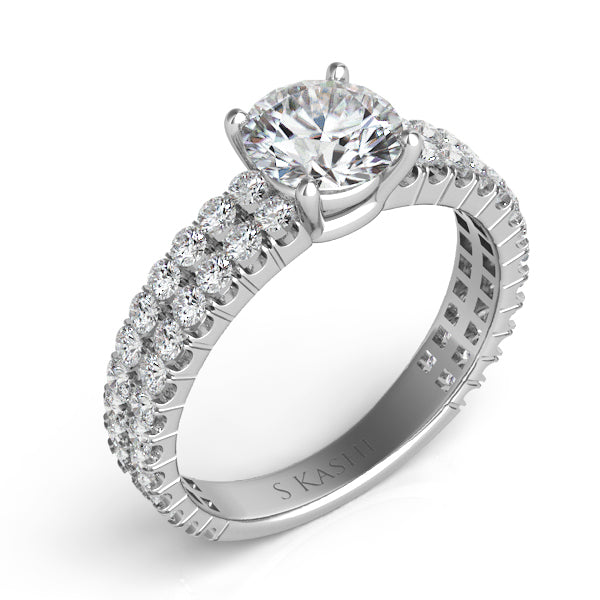 Platinum Engagement Ring - EN7316-PL