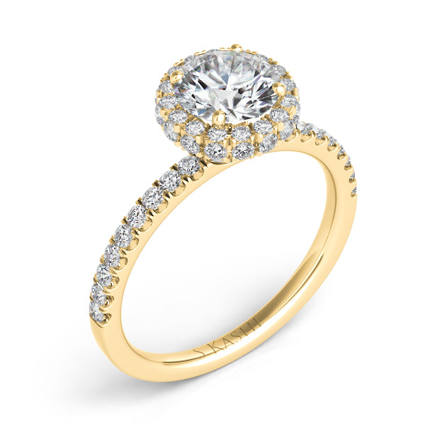 Yellow Gold Engagement Ring - EN7322-15YG