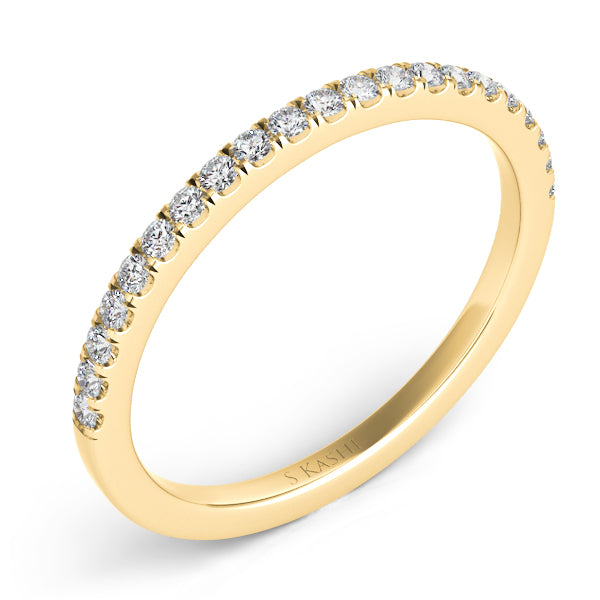 Yellow Gold Pave Matching Band - EN7322-BYG