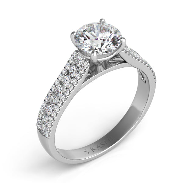 Platinum Engagement Ring - EN7326-PL