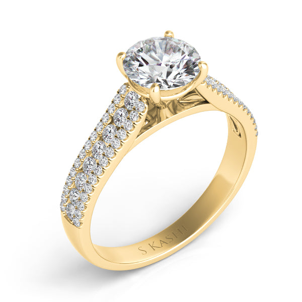 Yellow Gold Engagement Ring - EN7326YG