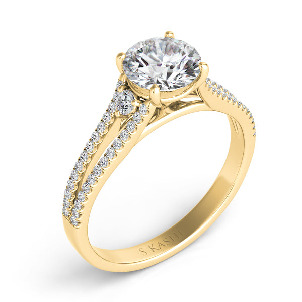 Yellow Gold Engagement Ring - EN7328-1YG