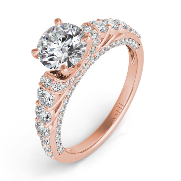 Rose Gold Engagement Ring - EN7332RG