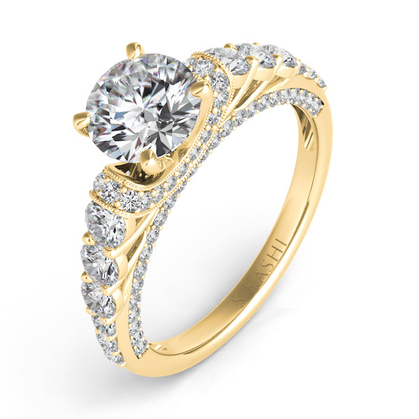 Yellow Gold Engagement Ring - EN7332YG