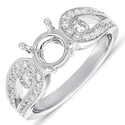 White Gold Engagement Ring - EN7338WG