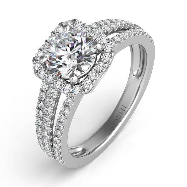 Platinum Engagement Ring - EN7339-PL