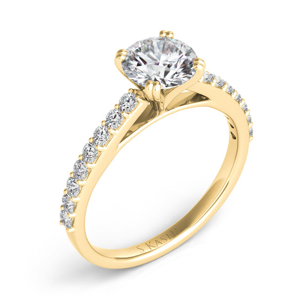 Yellow Gold Engagement Ring - EN7342-1YG