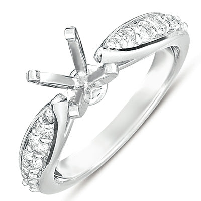 Platinum Engagement Ring - EN7349-PL