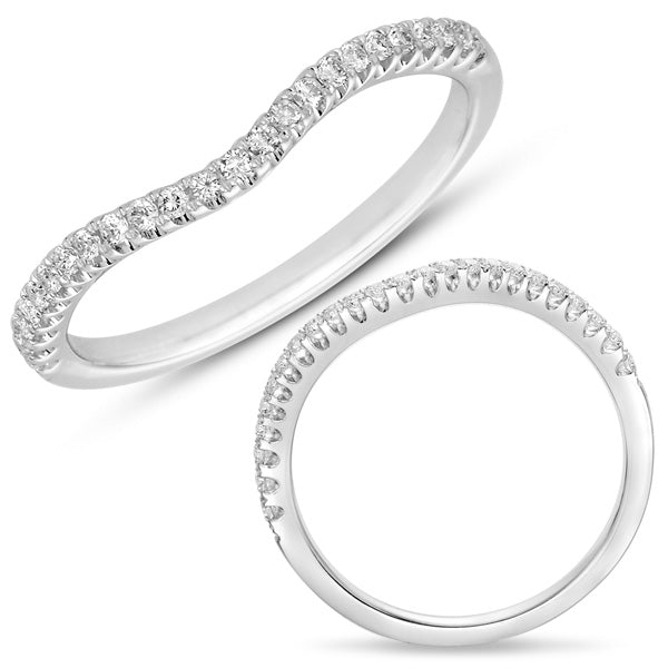 White Gold Matching Band - EN7359-BWG