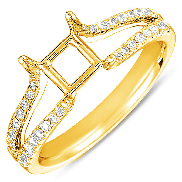 Yellow Gold Engagement Ring - EN7364-15YG