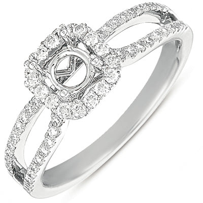 Platinum Engagement Ring - EN7366-50PL