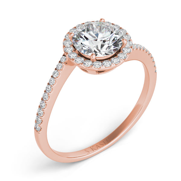 Rose Gold Engagement Ring - EN7367-50RG