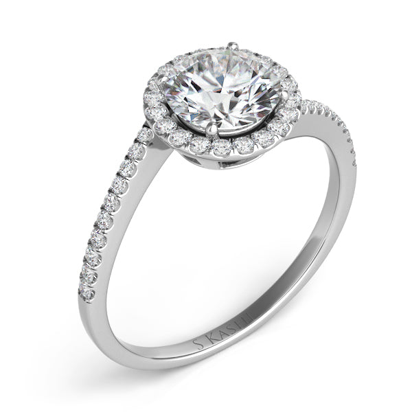 White Gold Engagement Ring - EN7367-50WG