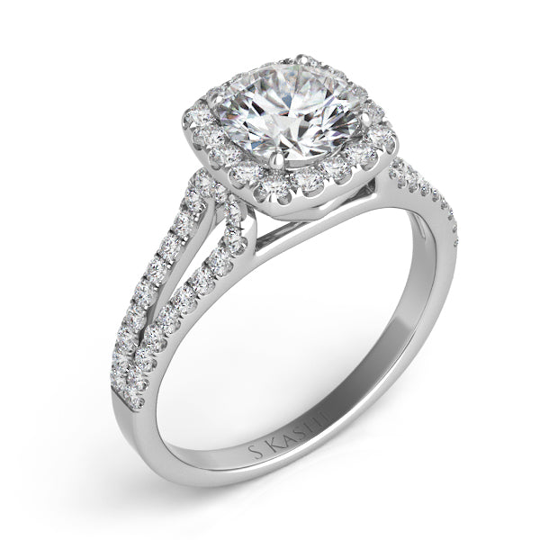 Platinum Engagement Ring - EN7369-1PL