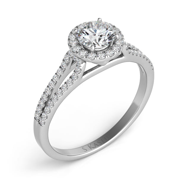 Platinum Engagement Ring - EN7372-1PL