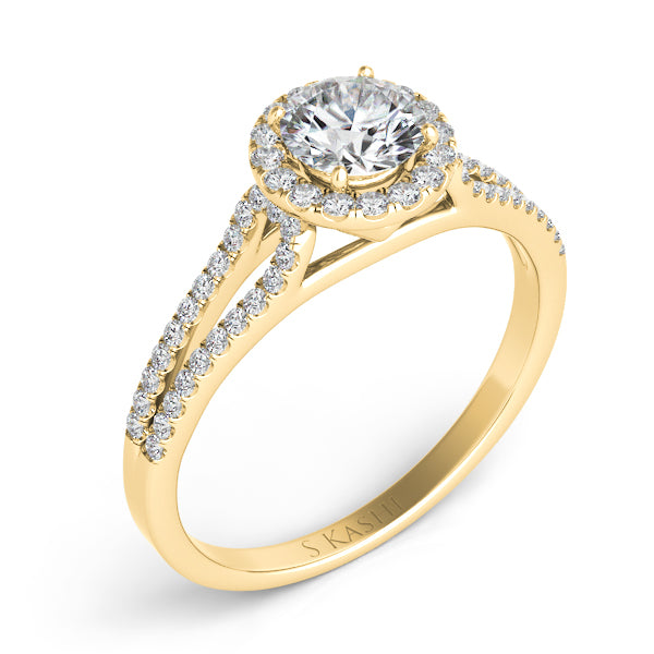 Yellow Gold Engagement Ring - EN7372-1YG