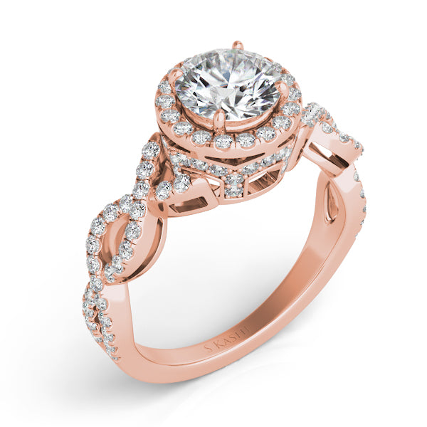 Rose Gold Engagement Ring - EN7380-1RG