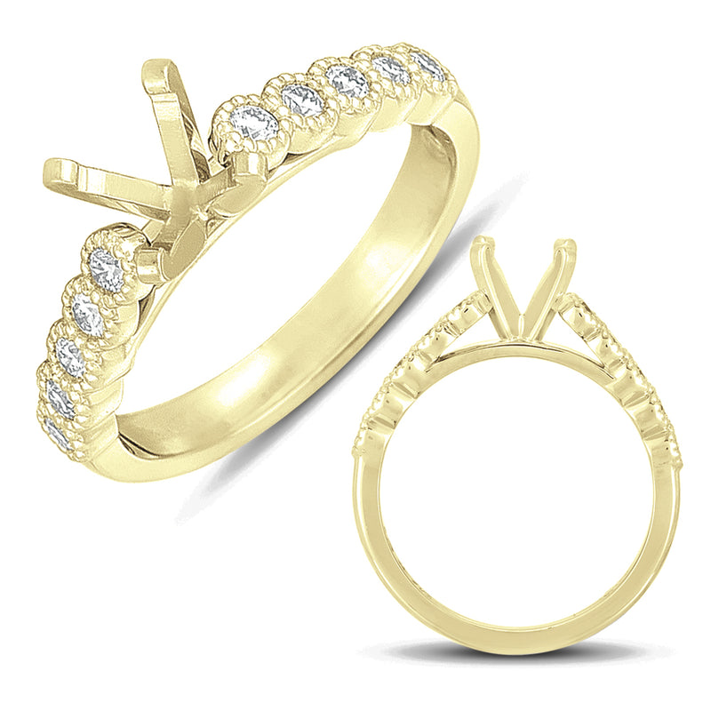 Yellow Gold Engagement Ring - EN7383YG