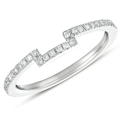 White Gold Matching Band - EN7385-BWG