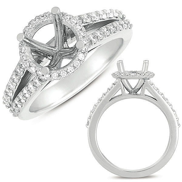 White Gold Engagement Ring - EN7393-15WG