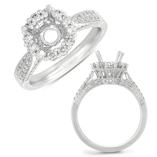 White Gold Engagement Ring - EN7397WG