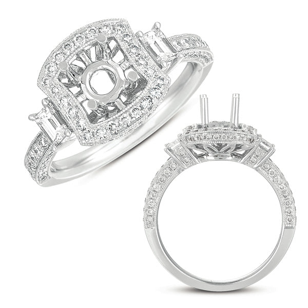 White Gold Engagement Ring - EN7398WG