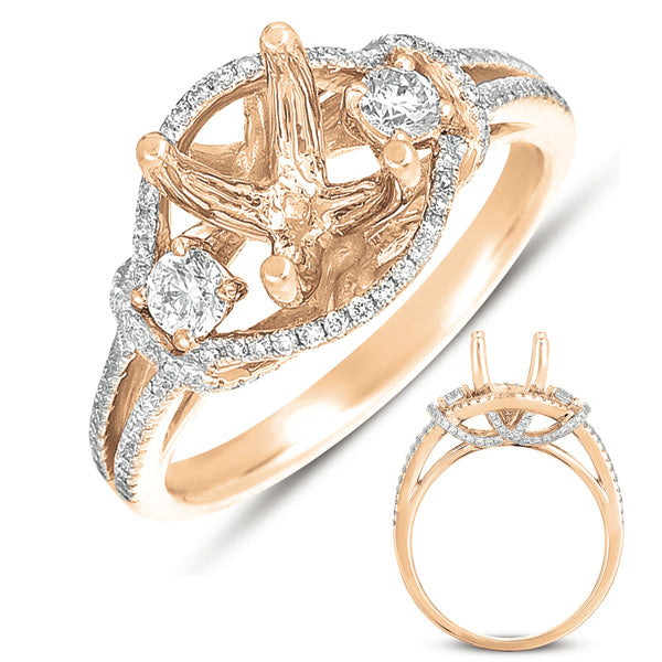 Rose Gold Engagement Ring - EN7403-2RG