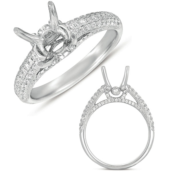 White Gold Engagement Ring - EN7411WG