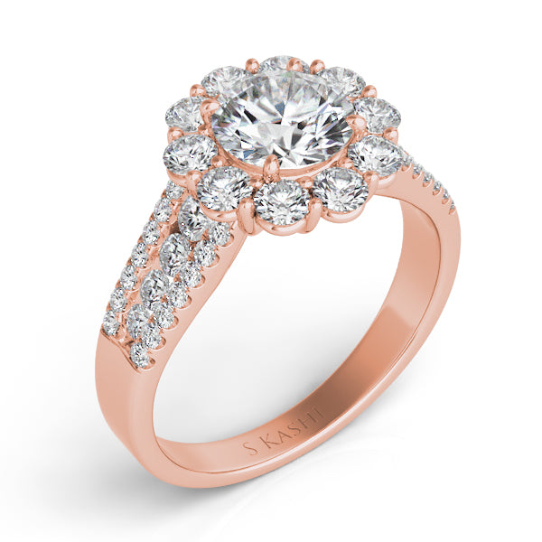 Rose Gold Engagement Ring - EN7413RG