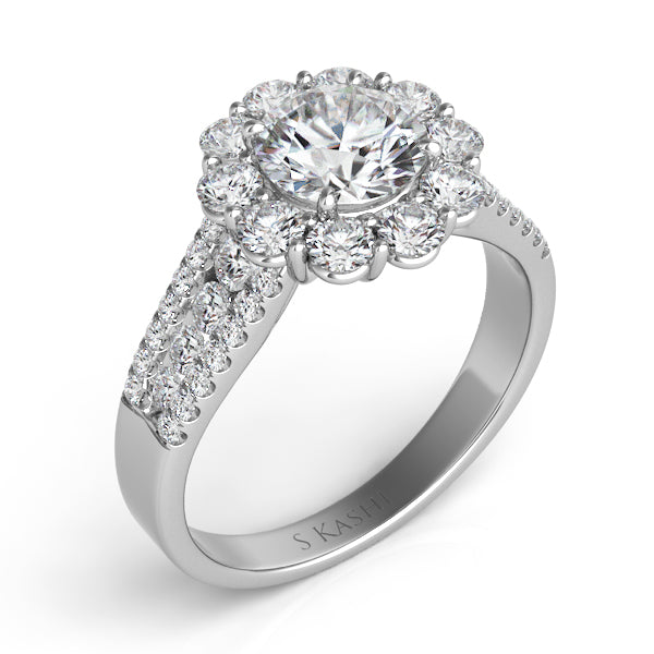 White Gold Engagement Ring - EN7413WG