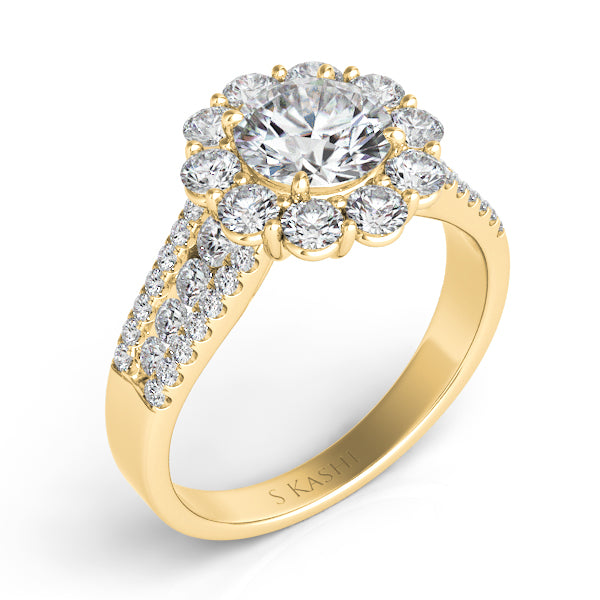 Yellow Gold Engagement Ring - EN7413YG