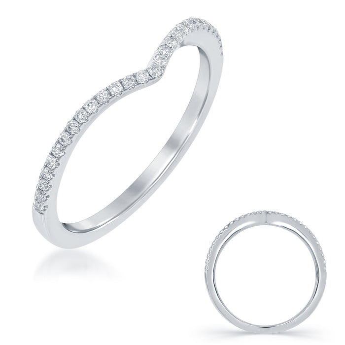 White Gold Matching Band - EN7416-BWG