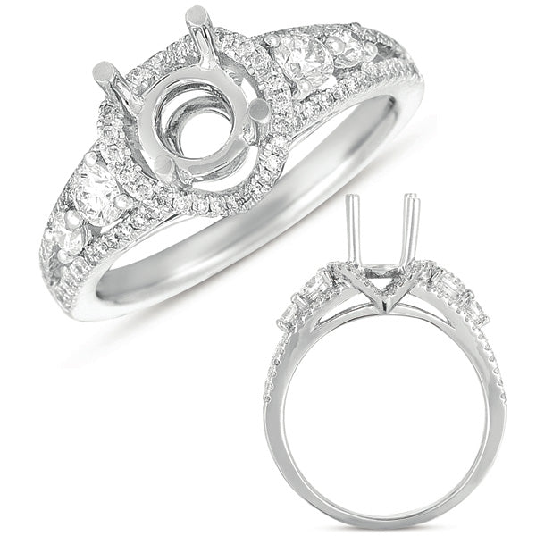 Platinum Engagement Ring - EN7416-PL