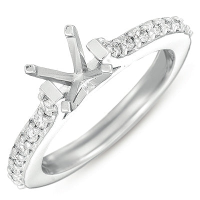 Platinum Engagement Ring - EN7421-PL