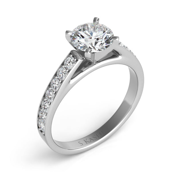 Platinum Engagement Ring - EN7423-PL