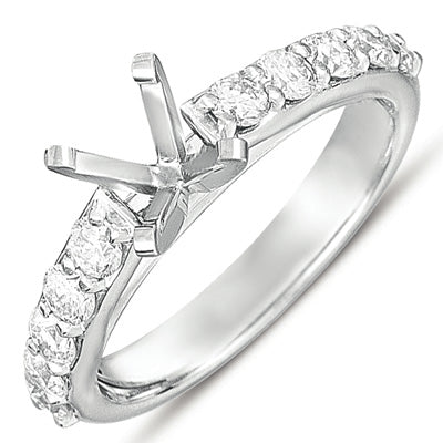 Platinum Engagement Ring - EN7429-PL