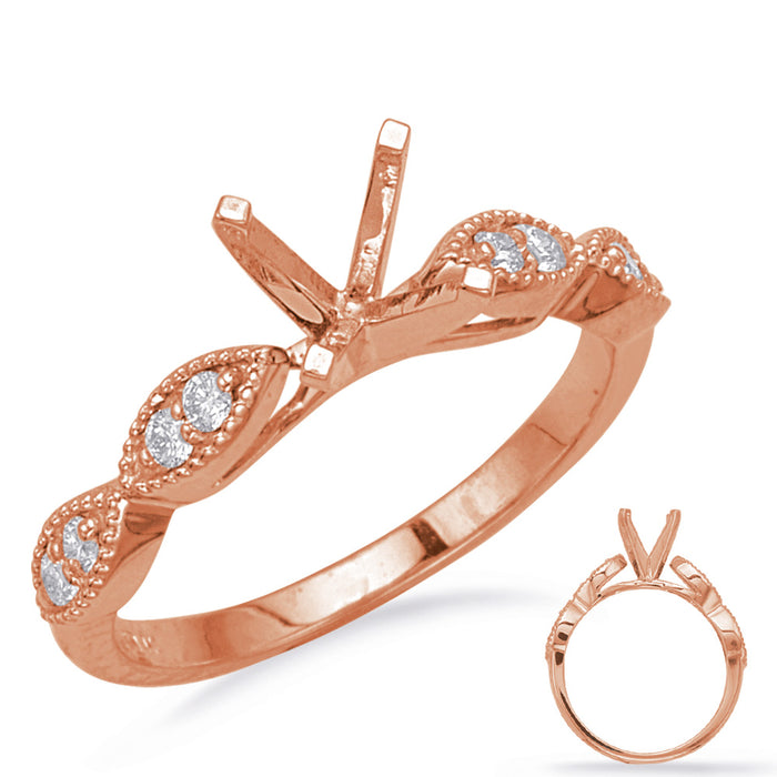 Rose Gold Engagement Ring - EN7437RG